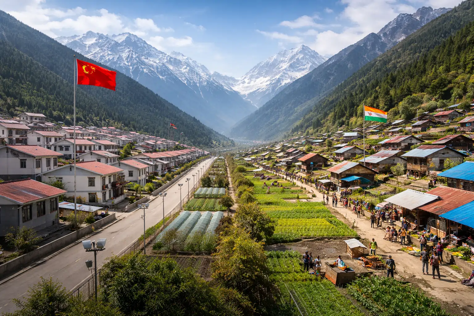 Expanding Border Villages in China vs Vibrant Villages in India: Strategic Race in Arunachal Pradesh.