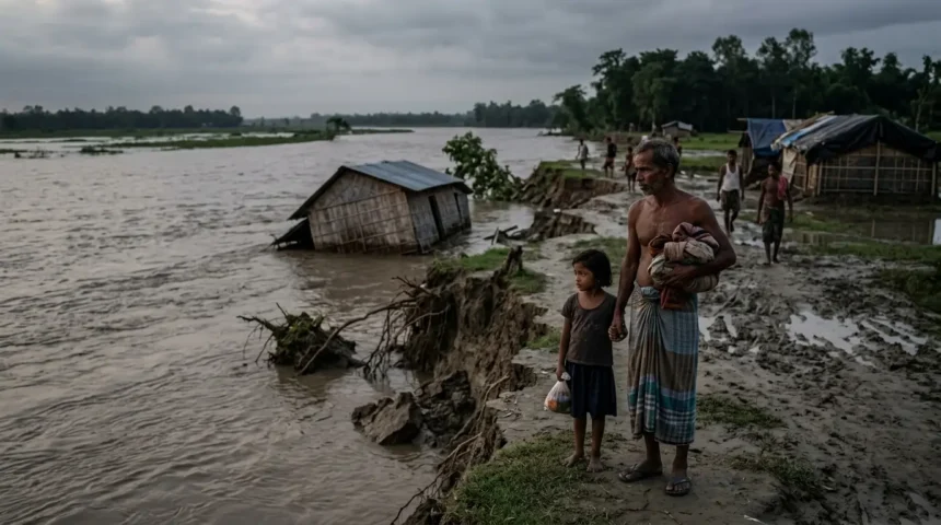 From Erosion to Displacement: The Human Cost of Assam’s Floods