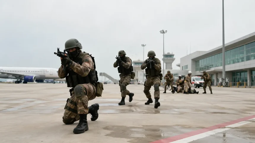 Security Theatre or Real Preparedness? Assam Rifles Conducted Airport Drill at Agartala